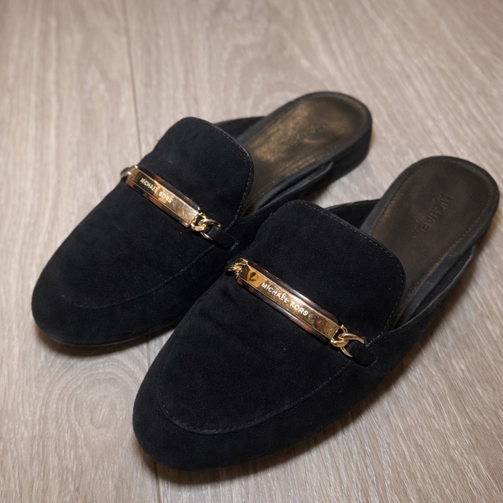 Michael Kors Black Mules